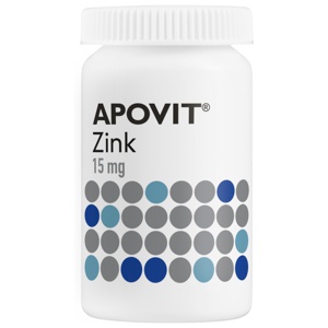 Apovit Zink 15 Mg produktbillede