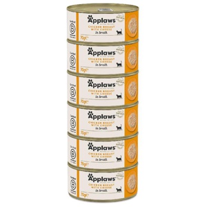 Applaws Adult Cat Cans Chicken in Broth 70g product image