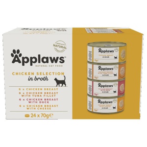 Applaws Adult Cat Cans Tuna/Fish in Broth 70g product image