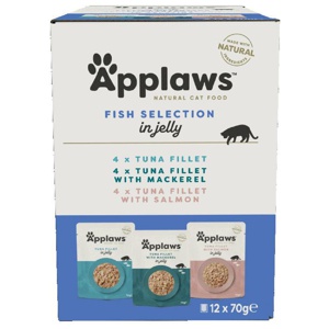 Applaws Adult Mixed Pack Cat Pouches in Jelly 70g product image