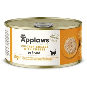 Applaws Cat Chicken Breast & Cheese in Broth (70 g) produkt bild