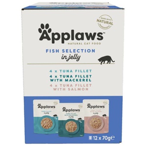 Applaws Cat Fish in Jelly Multipack (12x70g) produktbilde