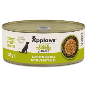Applaws Dog Taste Toppers Chicken breast with Pumpkin, Carrots & Peas 156 g produkt bild