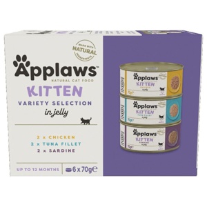 Ekonomipack: Applaws Kitten kattmat 24 x 70 g - Blandpack: 3 sorter produkt bild
