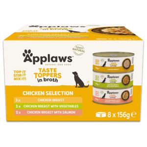 Applaws Smaksättare till Hundfoder Buljong Multipack 8x156g produkt bild