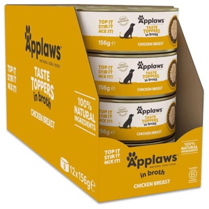 Applaws Taste Toppers Natural in Brühe 12 x 156 g Produktbild