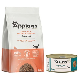 Applaws Trockenfutter Katze Adult Huhn mit Lachs 2 kg Produktbild