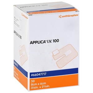 APPLICA I.V. 100 Kanülenpflaster mit Saugpolster 50 St Pflaster Produktbild