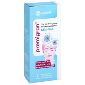 apriwell premigran Migräne Nasenspray 15 ml Nasenspray Produktbild