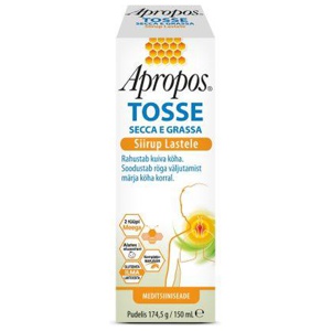 Apropos Tosse köhasiirup lastele 150 ml toote pilt