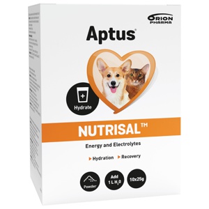 Aptus Nutrisal pulver til hund og katt 10x25 g produktbilde