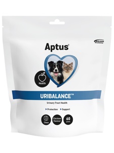 Aptus Uribalance tilskuddsfôr til hund og katt 60 stk produktbilde