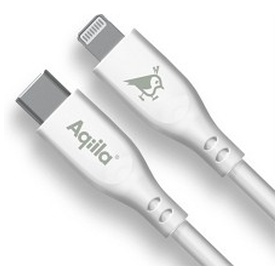 Aqiila Cablebird kabel USB-C till Lightning 30W 1 meter produkt bild