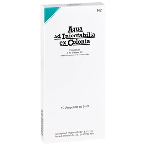 AQUA AD iniectabilia ex Colonia Ampullen Produktbild
