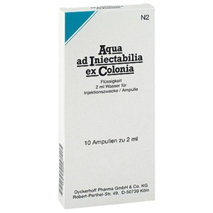 AQUA AD iniectabilia ex Colonia Ampullen Produktbild