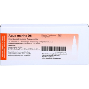 AQUA MARINA D 6 Ampullen 10X1 ml Ampullen Produktbild