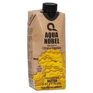 Aqua Nobel Vitaminberiget Kildevand Alive Citron & Ingefær 500 ml produktbillede
