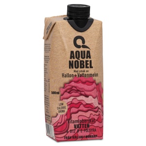 Aqua Nobel Vitaminberiget Kildevand Alive Hindbær & Vandmelon 500 ml produktbillede