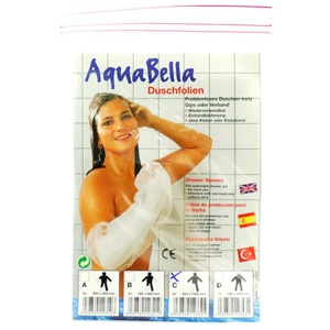 AquaBella badeovertræk 35,5 x 110 cm 2 stk produktbillede