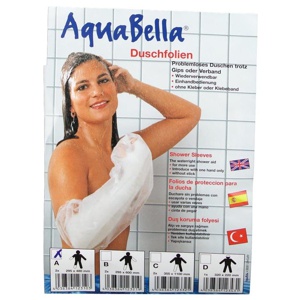 AquaBella Duschfolie A Hand/Fuß/Arm kurz Produktbild