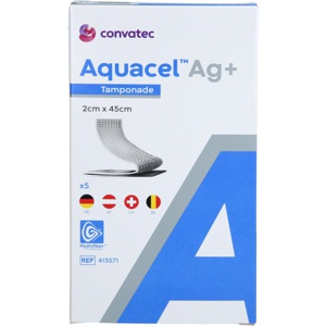 Aquacel Ag+ 2x45 cm Tamponaden Produktbild