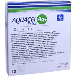 AQUACEL Ag+ Extra 10x10 cm Kompressen Produktbild