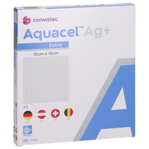 AQUACEL Ag+ Extra 15x15 cm Kompressen Produktbild