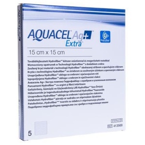 Aquacel Ag+ Extra haavaside 15x15cm N5 toote pilt