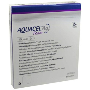 AQUACEL Ag Foam nicht adhäsiv 15x15 cm Verband Produktbild