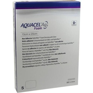 AQUACEL Ag Foam nicht adhäsiv 15x20 cm Verband Produktbild