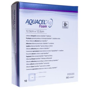 Aquacel Ag Foam vahthaavaside 12,5x12,5cm silikoonist kleepuv N10 toote pilt