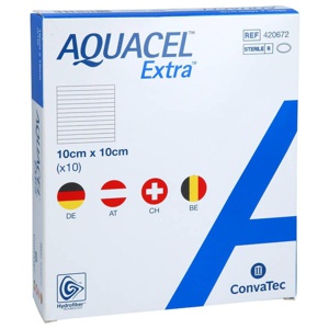 AQUACEL Extra 10x10 cm Verband Produktbild