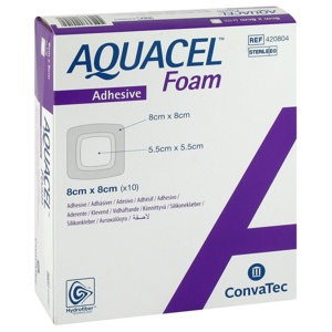 Aquacel Foam adhÃ¤siv 8x8cm Verband Produktbild