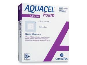 Aquacel Foam Adhesive skumbandasje 10x10 cm, 10 stk. produktbilde