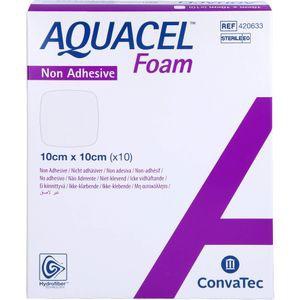 AQUACEL Foam nicht adhäsiv 10x10 cm Verband Produktbild