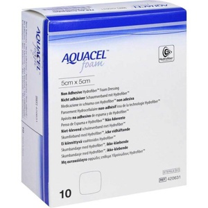 Aquacel Foam nicht adhäsiv 5x5 cm Verband Produktbild