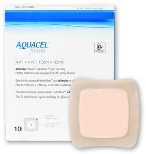 AQUACEL Foam, skumförband, 10x10cm 10 st produkt bild