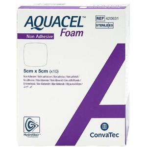 AQUACEL Foam skumförband, 5x5cm 10 styck produkt bild