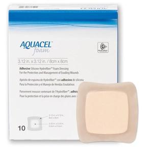 AQUACEL Foam skumförband, 8x8cm 10 styck produkt bild