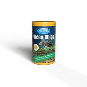 AQUARIS Aquarium Fischfutter für Welse - Green Chips - 120g / 250ml Produktbild