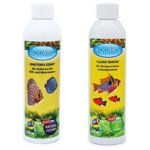 AQUARIS Baktero Start 250 ml + Aquaris Clear Water 250 ml Produktbild