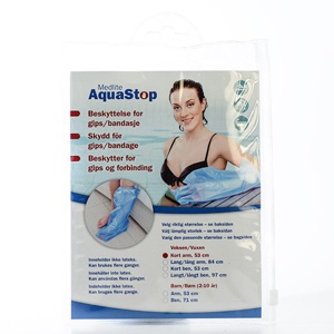 AquaStop beskyttelse voksen arm kort 53 cm 1 stk produktbillede