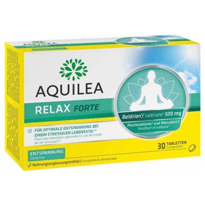 Aquilea Relax forte Tabletten, 30 St Tabletten Produktbild