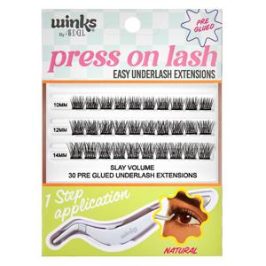 Winks Pre-Glued Press On Underlash Extensions Slay Volume produkt bild