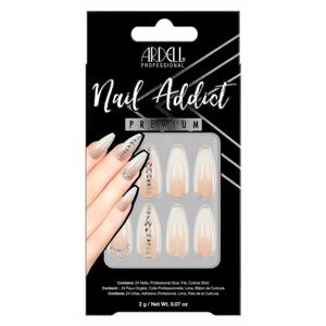 Ardell Nail Addict Nude Light Crystal Konstgjorda naglar - 24 st produkt bild