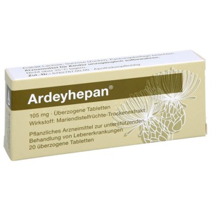 Ardeyhepan überzogene Tabletten, 20 St Überzogene Tabletten Produktbild