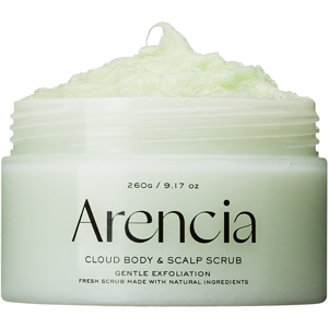 Arencia Fresh Cloud Body & Scalp Scrub Geranium & Primrose 260 g Produktbild