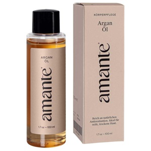 Arganöl 100% rein Hautpflegeöl Amante, 100 ml Öl Produktbild