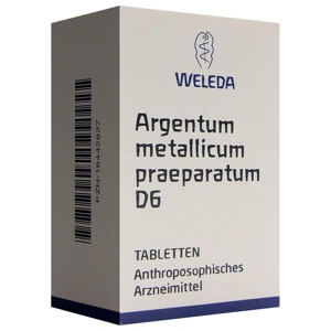 Argentum metallicum praeparatum D6 Tabletten, 80 St Tabletten Produktbild