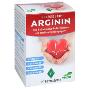 ARGININ HERZGESUND+Vit.B1+B6+B12+Folsäure Filmtab. Produktbild